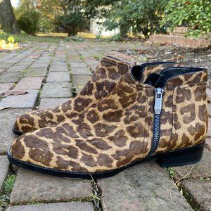 Leopard Print Booties